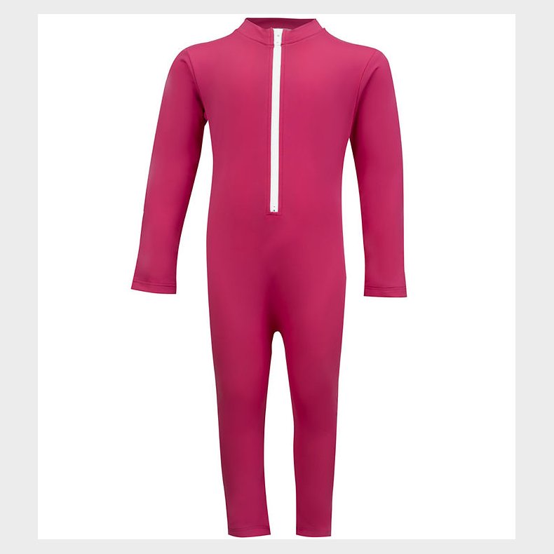 Petit Crabe Badeheldragt - Lou - UV50+ - Mulberry m. Kanin