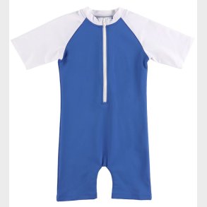 Petit Crabe Badeheldragt - Multicolor - UV50+ - Sapphire/White