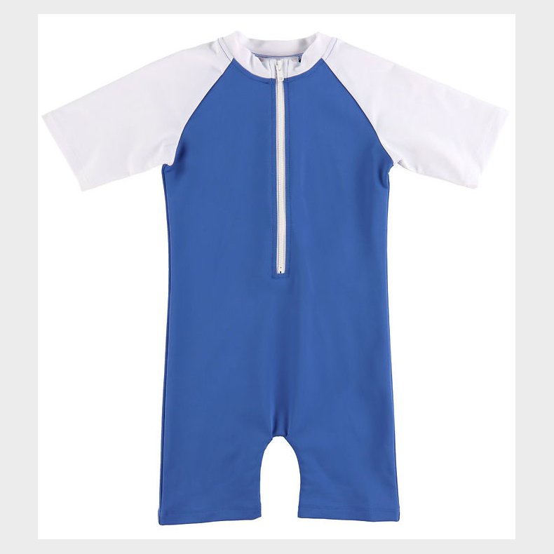 Petit Crabe Badeheldragt - Multicolor - UV50+ - Sapphire/White