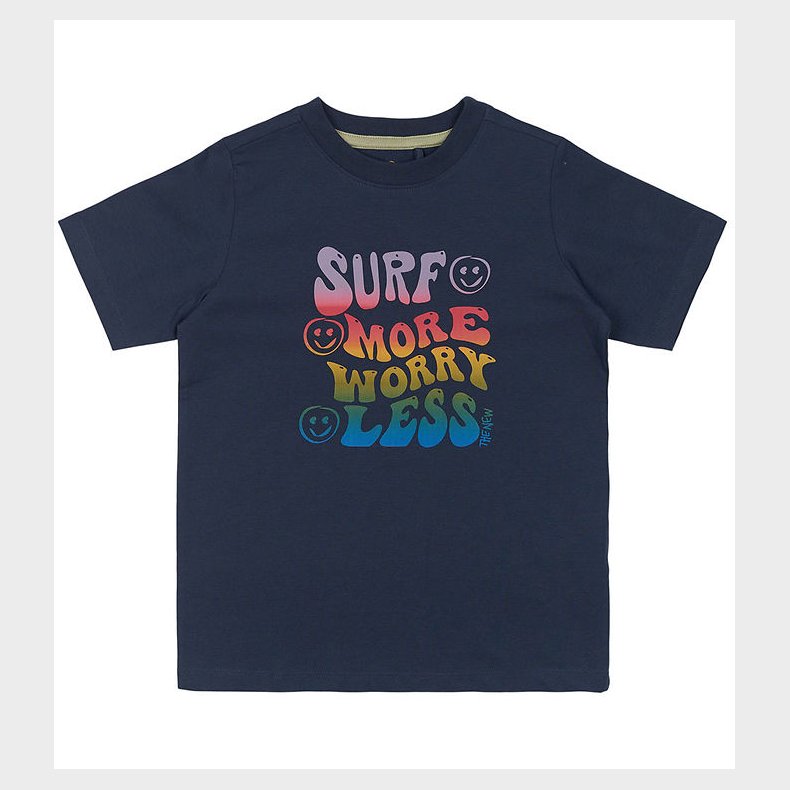 The New T-shirt - TnOlsen - Mood Indigo - m. Print