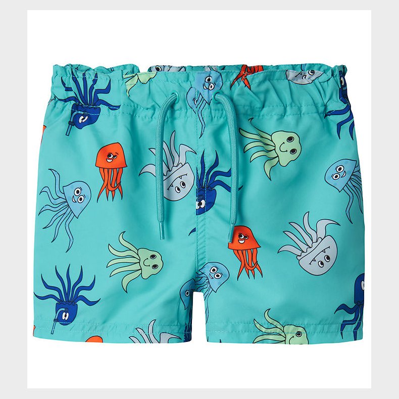 Name it Badeshorts - NmmZeus - Blue Atoll