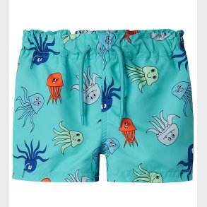 Name it Badeshorts - NmmZeus - Blue Atoll