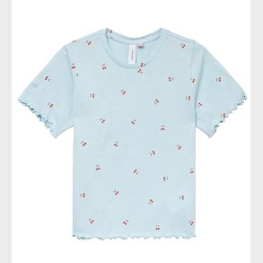 Vero Moda Girl T-shirt - VmPaulina - Cashmere Blue/Cherry