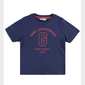GANT T-shirt - Arch - Dusty Navy