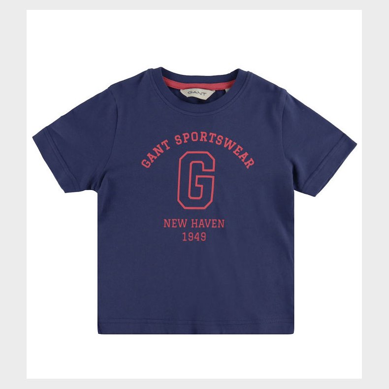 GANT T-shirt - Arch - Dusty Navy