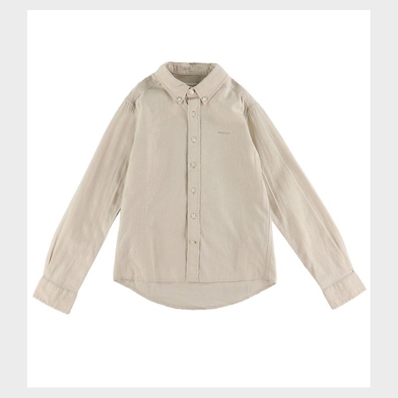 GANT Skjorte - H�r/Bomuld - Putty