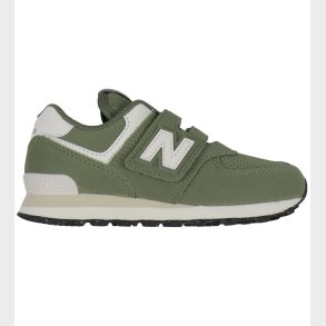 New Balance Sko - 574 - Dark Olivine/Sea Salt