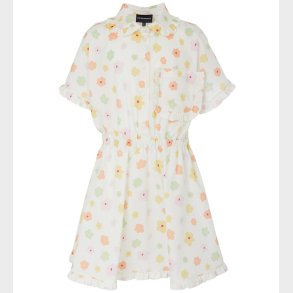 Emporio Armani Kjole - Hvid m. Blomster