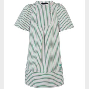 Emporio Armani Kjole - Rosa/Gr�nstribet