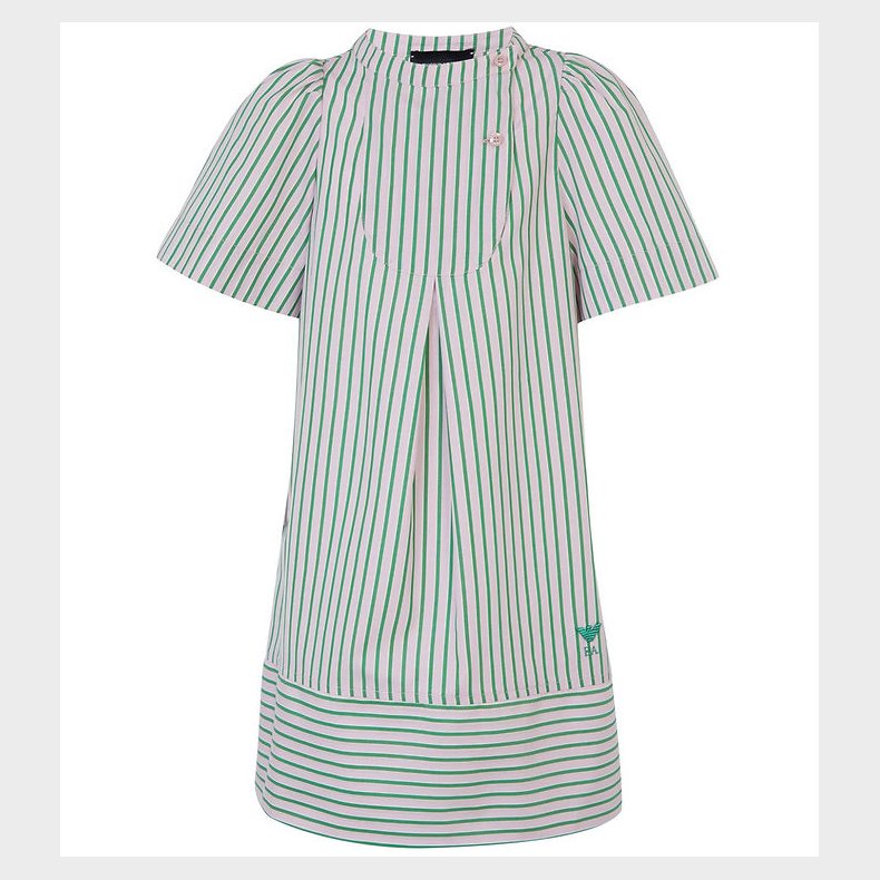 Emporio Armani Kjole - Rosa/Grnstribet