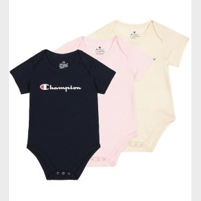 Champion Body k/ - 3-pak - Pink/Navy/Beige