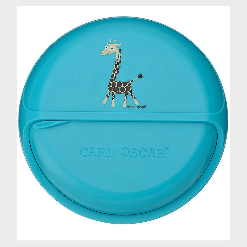 Carl Oscar Snackboks - MiniDisc - 12 cm - Turkis m. Giraf