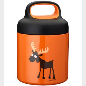 Carl Oscar Termomadkasse - 0,3 L - TEMP LunchJar - Orange m. Elg