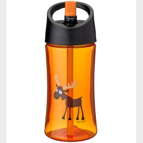 Carl Oscar Drikkedunk m. Sugerr - 350 ml - Orange m. Elg