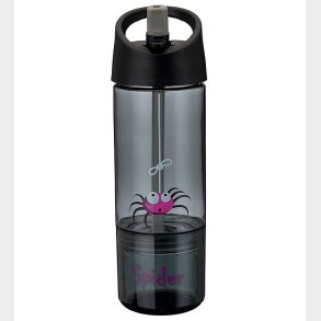 Carl Oscar Drikkedunk m. Sugerr - 2-i-1 - Gr m. Edderkop