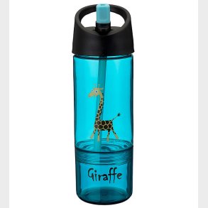 Carl Oscar Drikkedunk m. Sugerr - 2-i-1 - Turkis m. Giraf