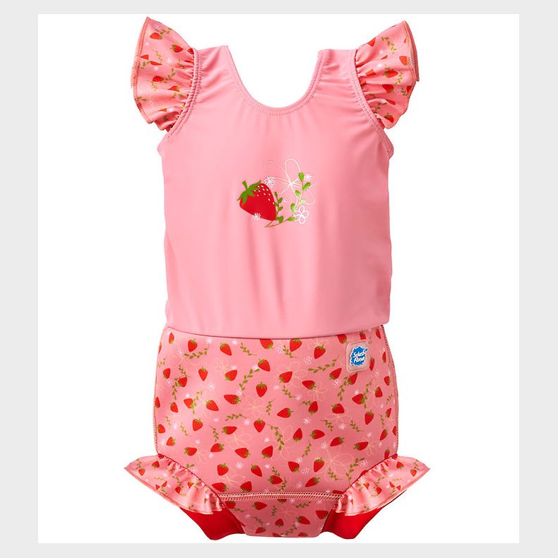 Splash About Blebadedragt - Happy Nappy Costume - Strawberry Fie