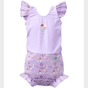 Splash About Blebadedragt - Happy Nappy Costume - Lilac Spring