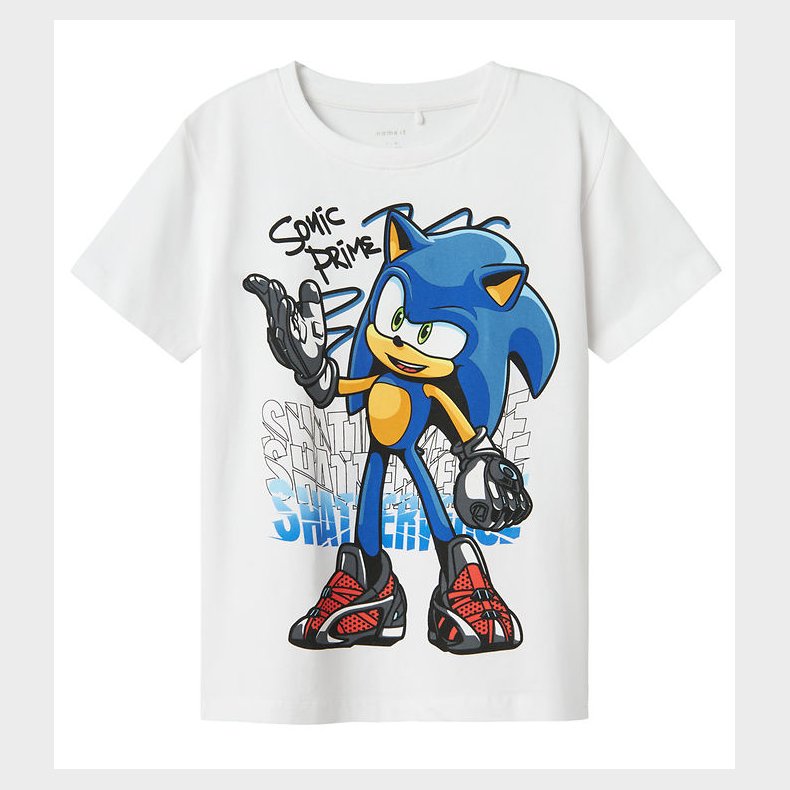 Name It T-shirt - NkmAron Sonic - Bright White
