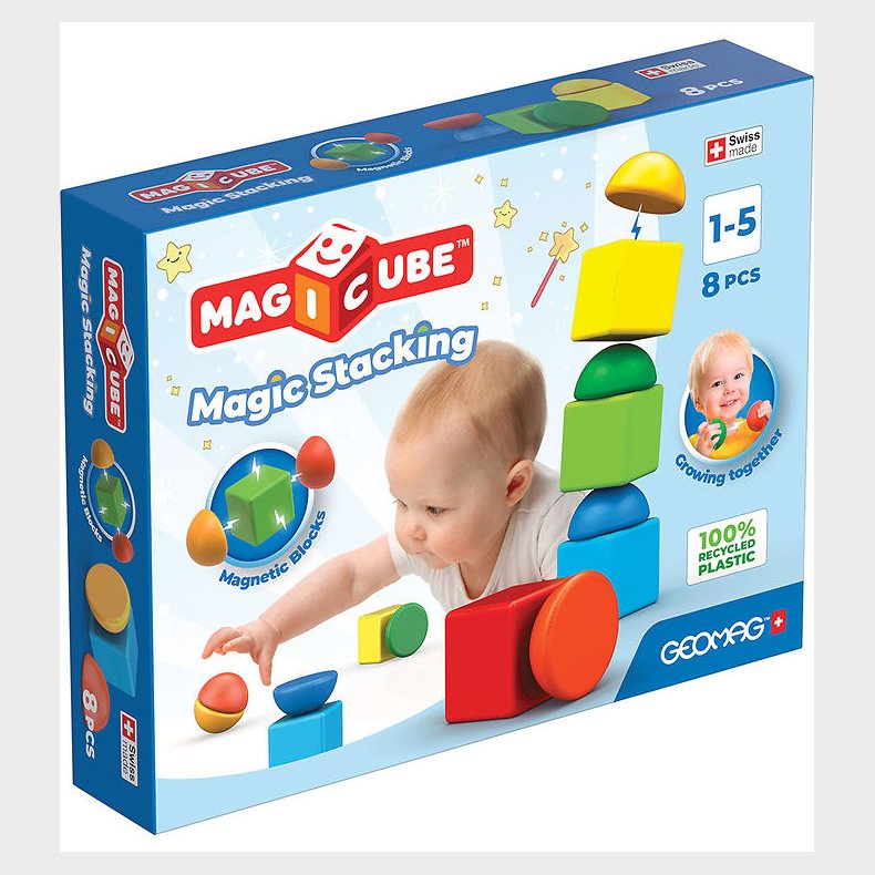 Geomag Magnetlegetj - Magic Stacking - 8 Dele