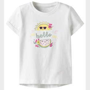 Name It T-shirt - NmfVix - Bright White/Hello