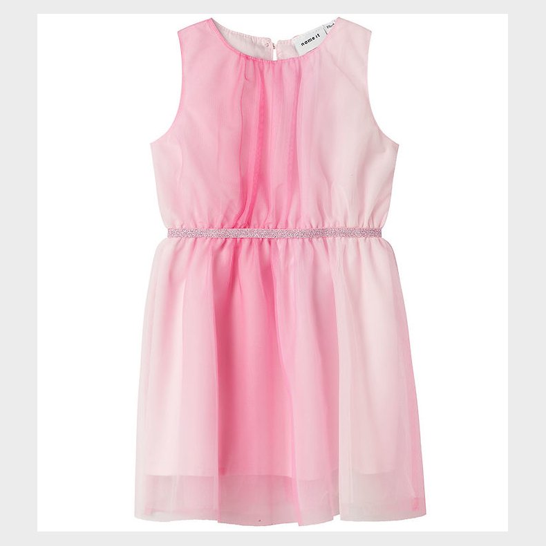 Name It Kjole - Tyl - NmfVabos - Carmine Rose