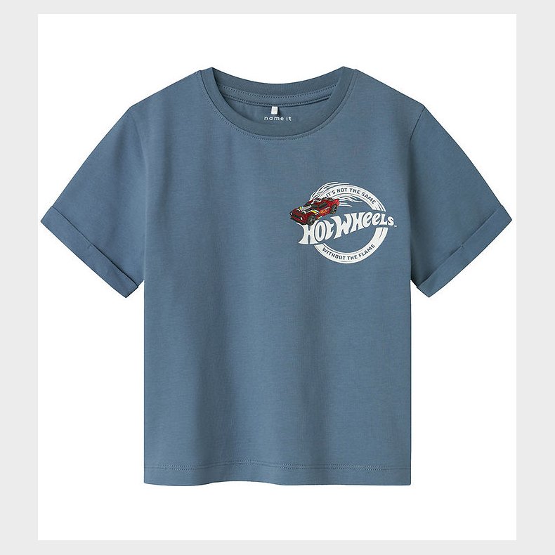 Name It T-shirt - NmmAtreus - Hot Wheels - Blue Mirage
