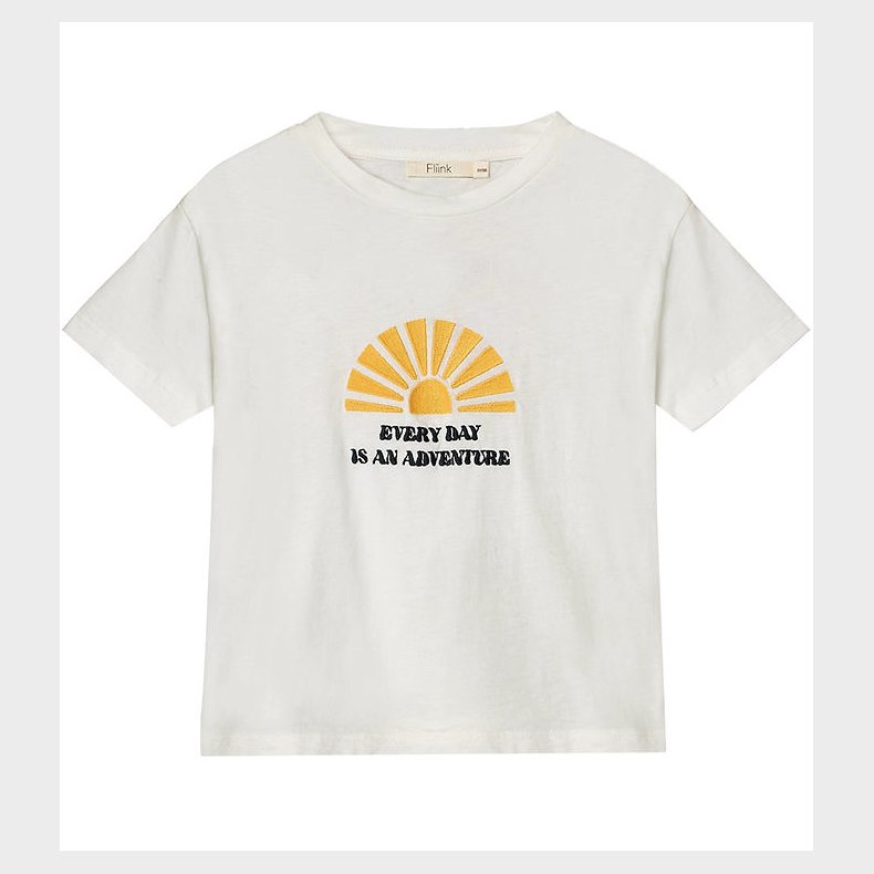 Fliink T-shirt - Sommer Sun - Cloud Dancer