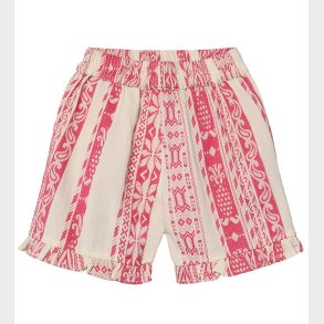 Fliink Shorts - Addie - Cloud Dancer Pink Stripe