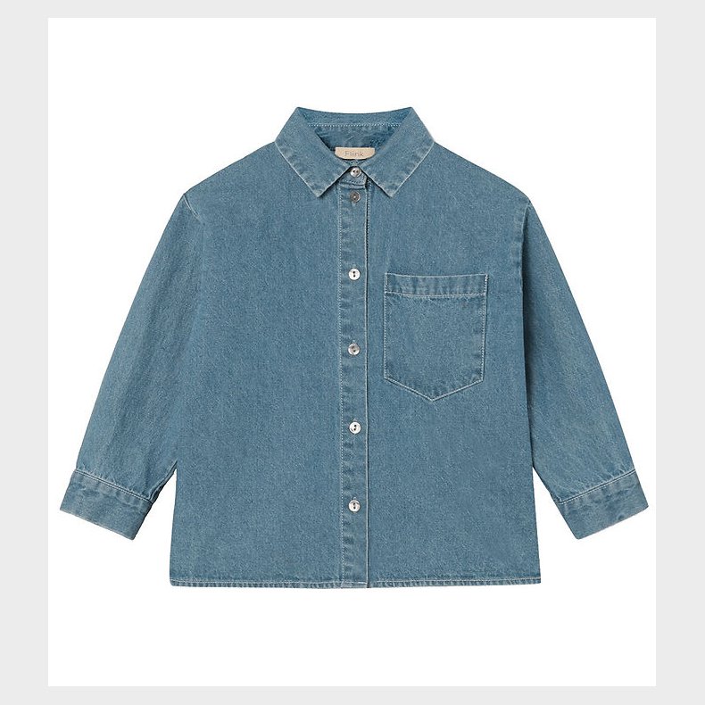 Fliink Skjorte - Don - Light Denim Blue