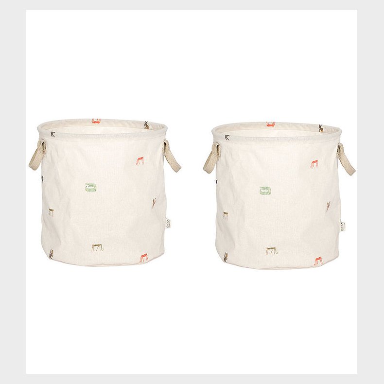 OYOY Opbevaringskurve - 2-pak - Moira - Medium - Multi