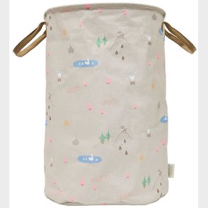 OYOY Opbevaringskurv - Deer & Duck - Large - Beige