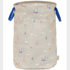 OYOY Opbevaringskurv - Foxy - Large - Beige/Bl