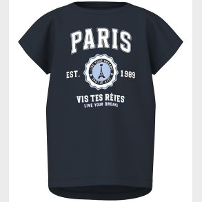 Name it T-shirt - Dark Sapphire/paris