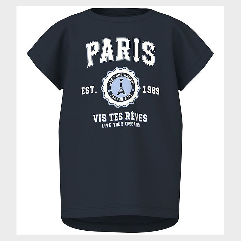 Name it T-shirt - Dark Sapphire/paris
