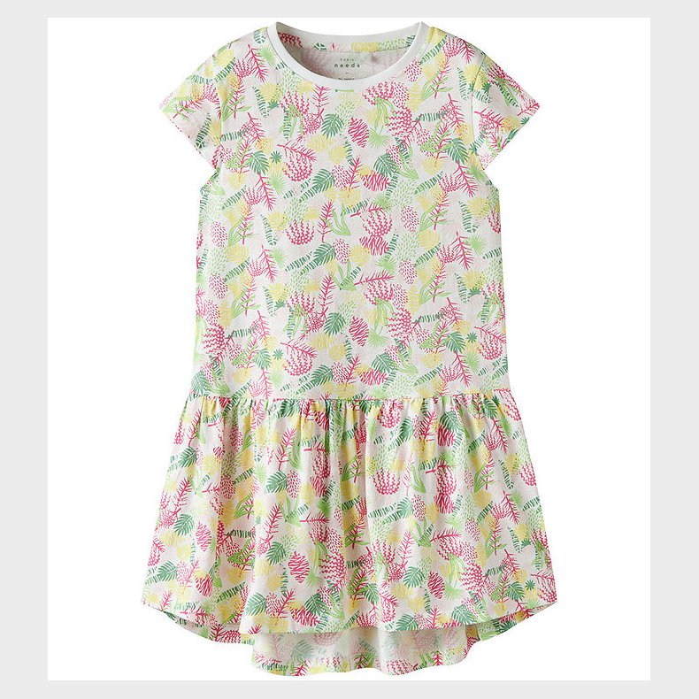 Name it Kjole - NkfVigga - Bright White/Tropic