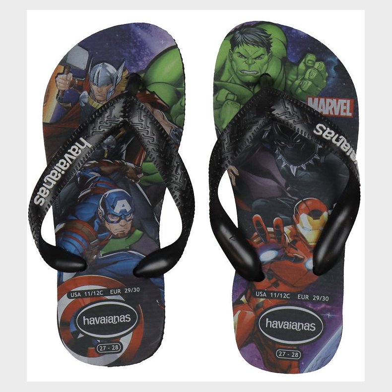 Havaianas Klipklapper - Top Marvel II - Sort