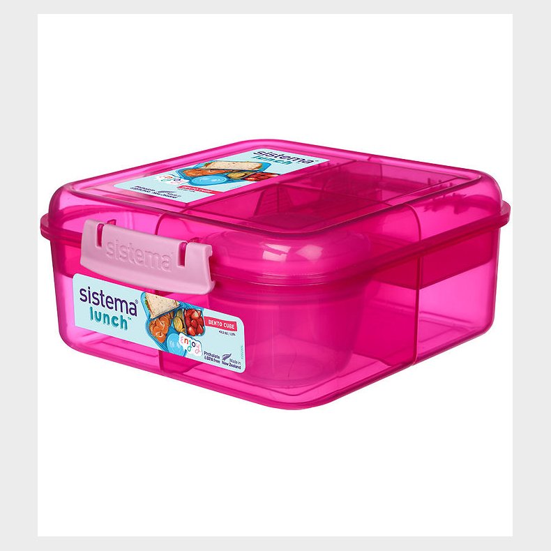 Sistema Madkasse - 1,25 L - Bento Cube - Pink