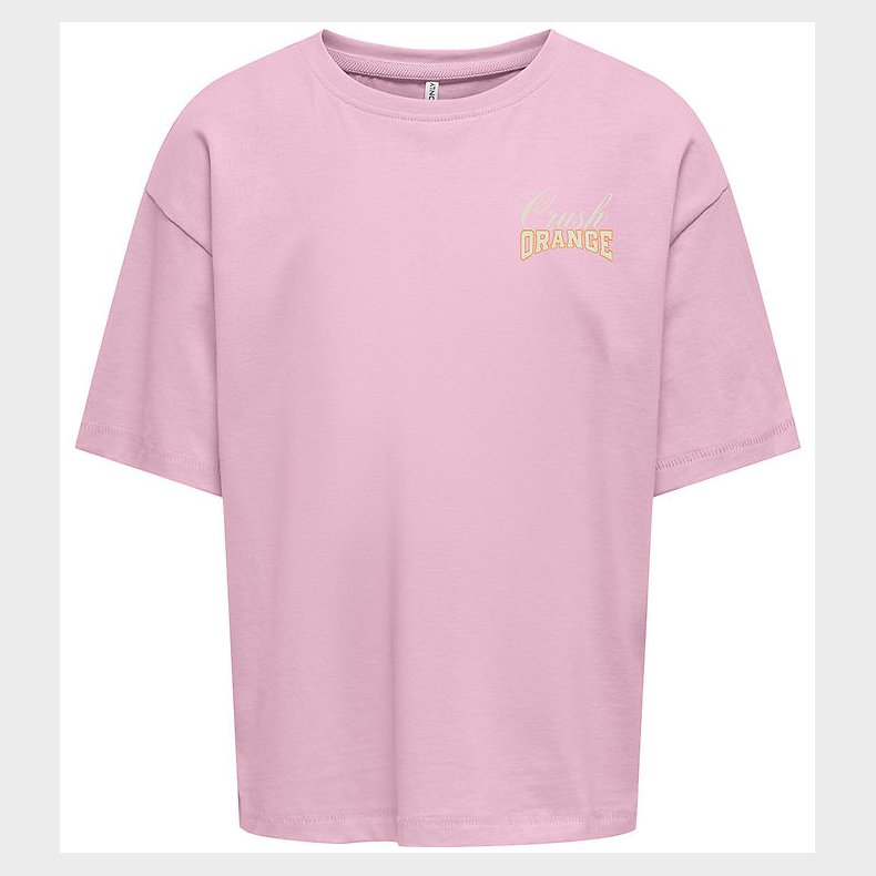 Kids Only T-shirt - KogHelen- Roseate Spoonbill/Orange