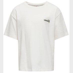 Kids Only T-shirt - KogHelen- Cloud Dancer/Lemonade