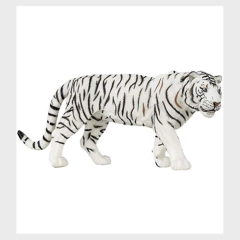 Papo Hvid Tiger - H: 6,8 cm