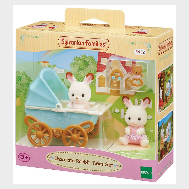 Sylvanian Families - Chocolate Rabbit Twins - 5432