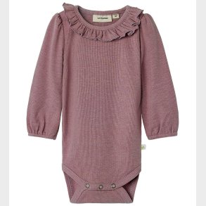 Lil Atelier Body l/� - Rib - NbfDarla - Nostalgia Rose