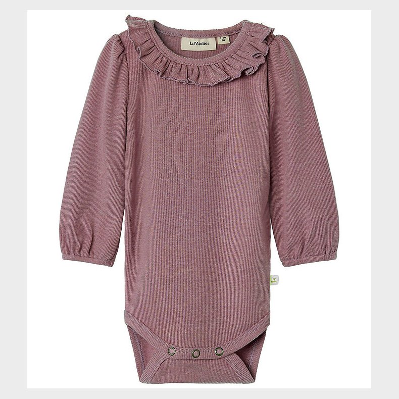 Lil Atelier Body l/� - Rib - NbfDarla - Nostalgia Rose