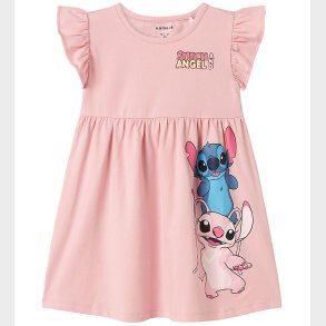 Name It Kjole - NmfAssa - Stitch - Cameo Pink