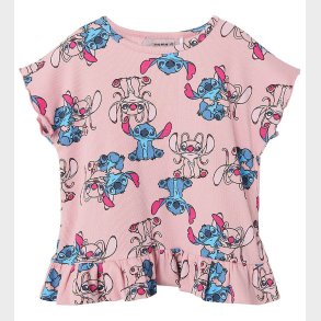 Name It T-shirt - NmfAsbina - Stitch - Cameo Pink