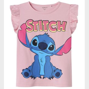 Name It - T-shirt - NmfAsbiri - Stitch - Cameo Pink