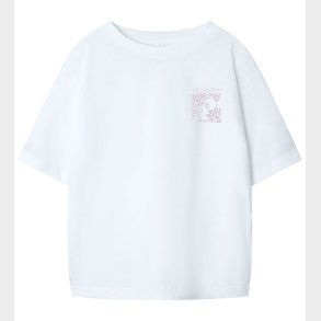 Name It T-shirt - NkfDagmar - Bright White/Endless Paradise