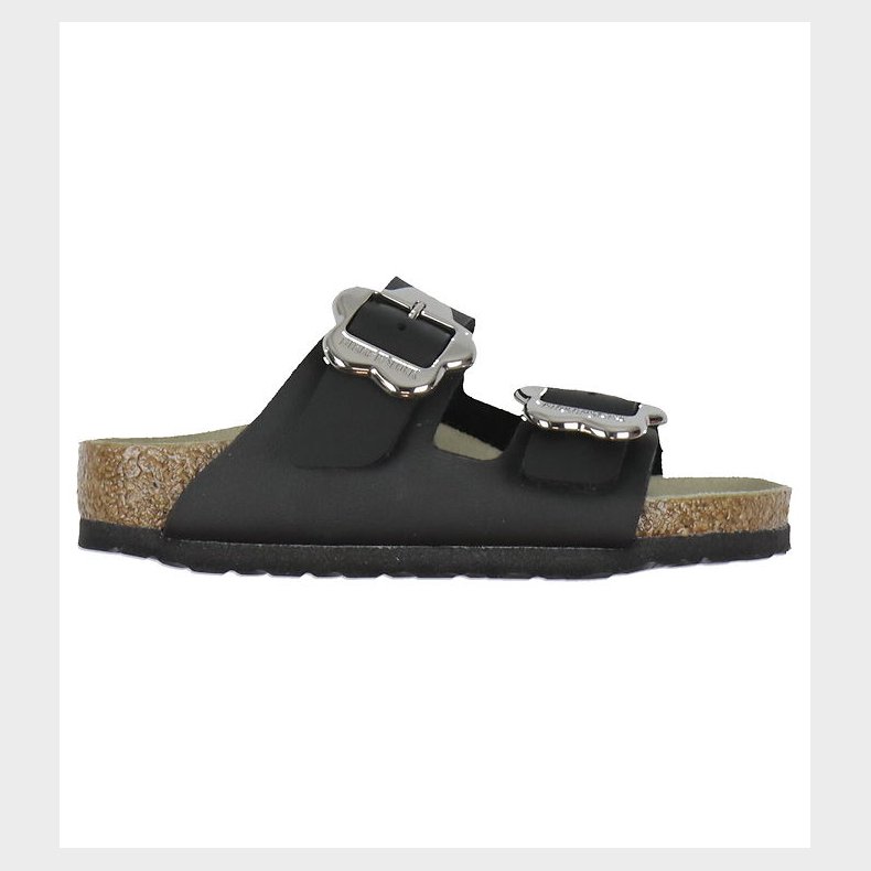 Birkenstock Sandaler - Arizona Kids Flower Buckle - Sort