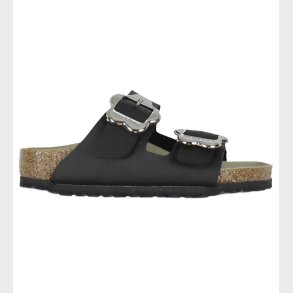 Birkenstock Sandaler - Arizona Kids Flower Buckle - Sort